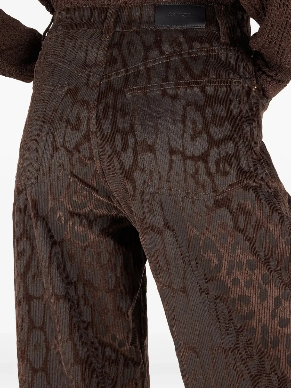 Roberto Cavalli ジャガー柄コーデュロイパンツ - 画像5