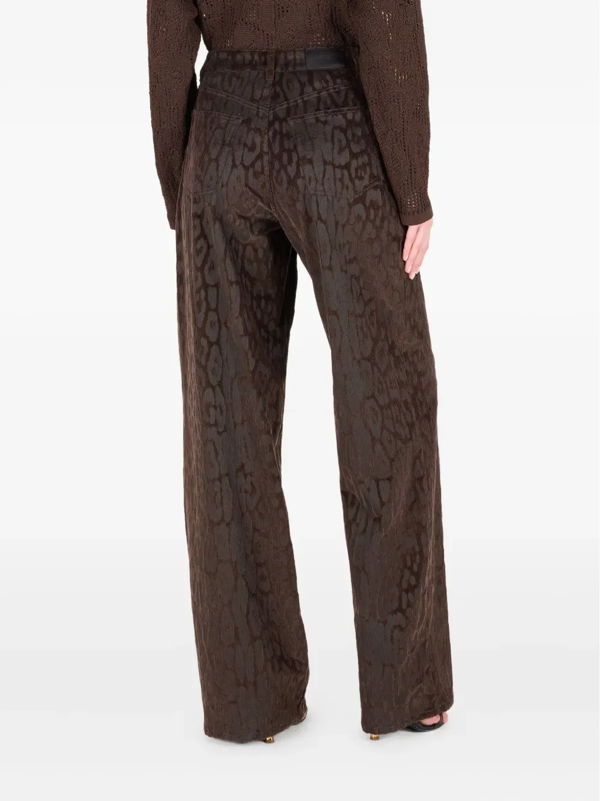 Roberto Cavalli ジャガー柄コーデュロイパンツ - 画像4
