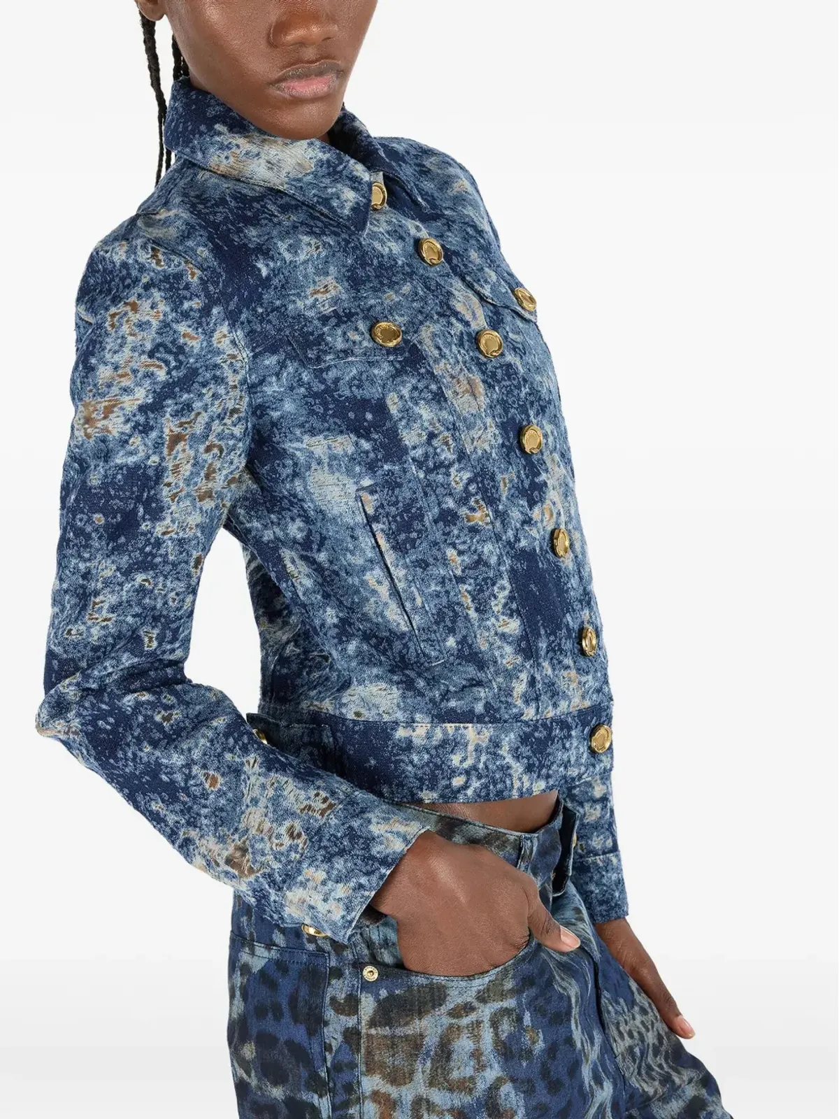 Roberto Cavalli ジャガー柄ジーンズ - 画像5