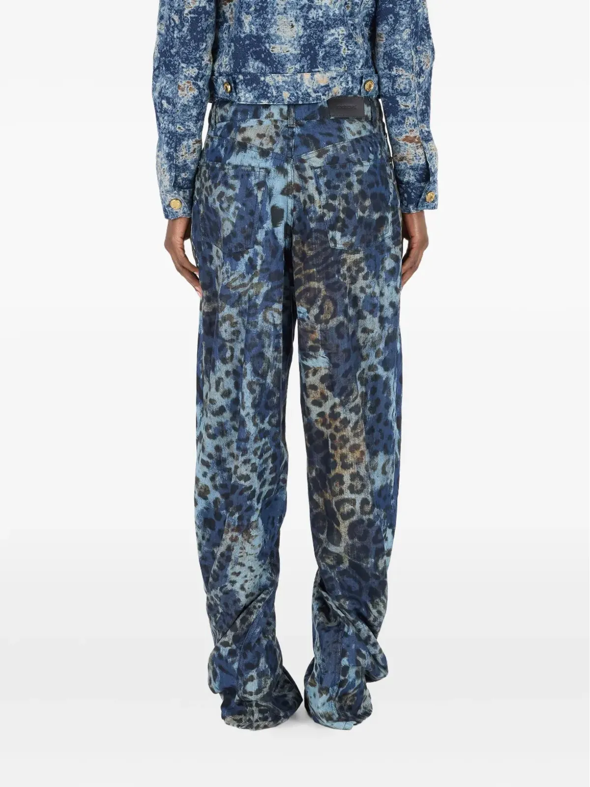 Roberto Cavalli ジャガー柄ジーンズ - 画像4
