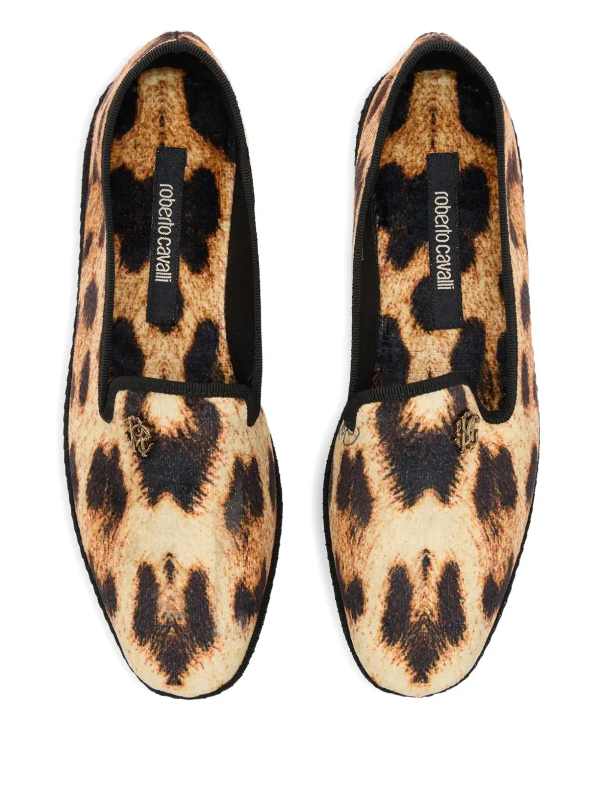 Roberto Cavalli レオパード柄ローファー - 画像3