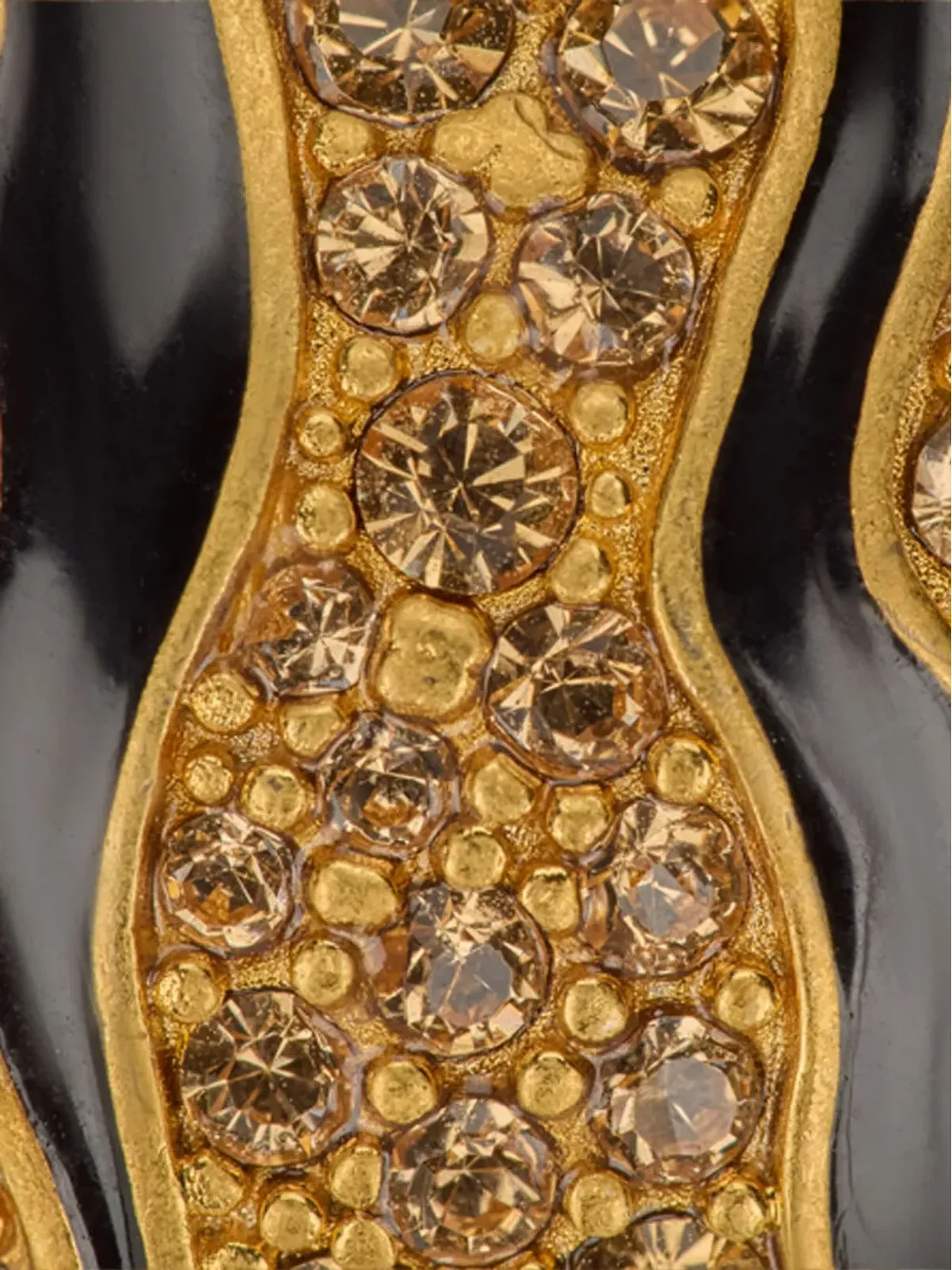 Roberto Cavalli クリスタル装飾リング - ゴールド - 画像5