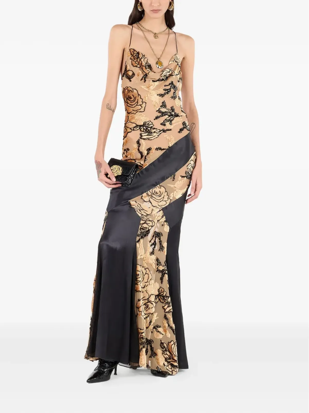 Roberto Cavalli 花柄モチーフのドレス - 画像2