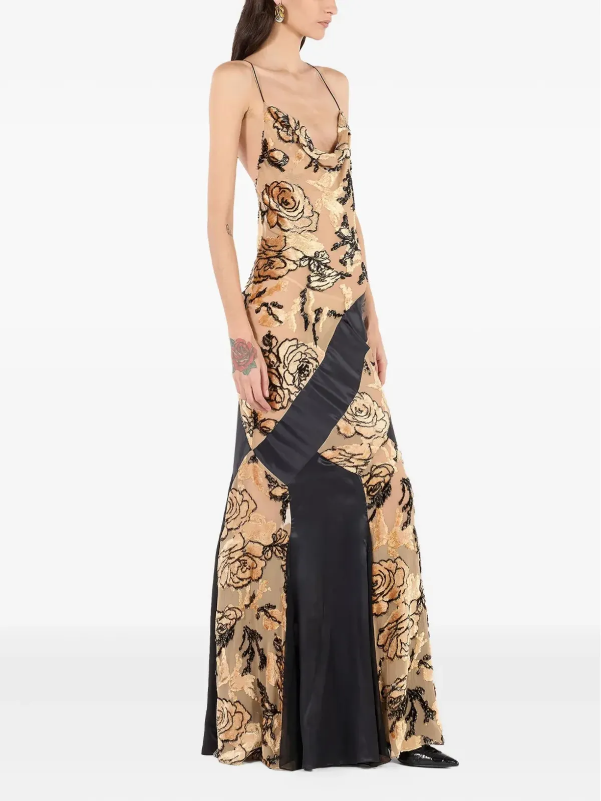 Roberto Cavalli 花柄モチーフのドレス - 画像3