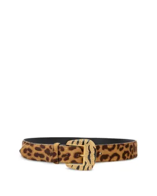 Roberto Cavalli leopard-print belt - Brown - サムネイル1