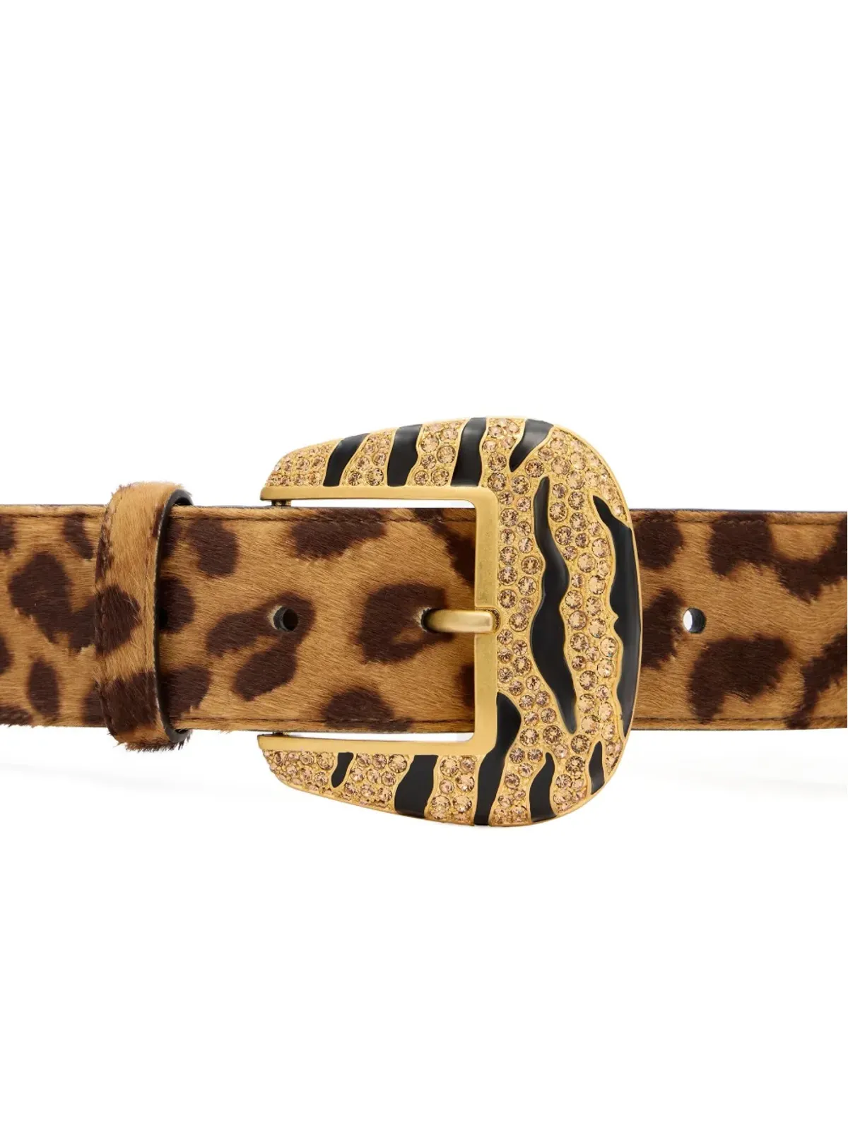 Roberto Cavalli leopard-print belt - Brown - 画像2