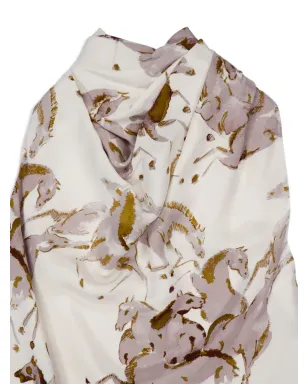 Altuzarra Sleary horse-print カウルネックトップ - サムネイル5