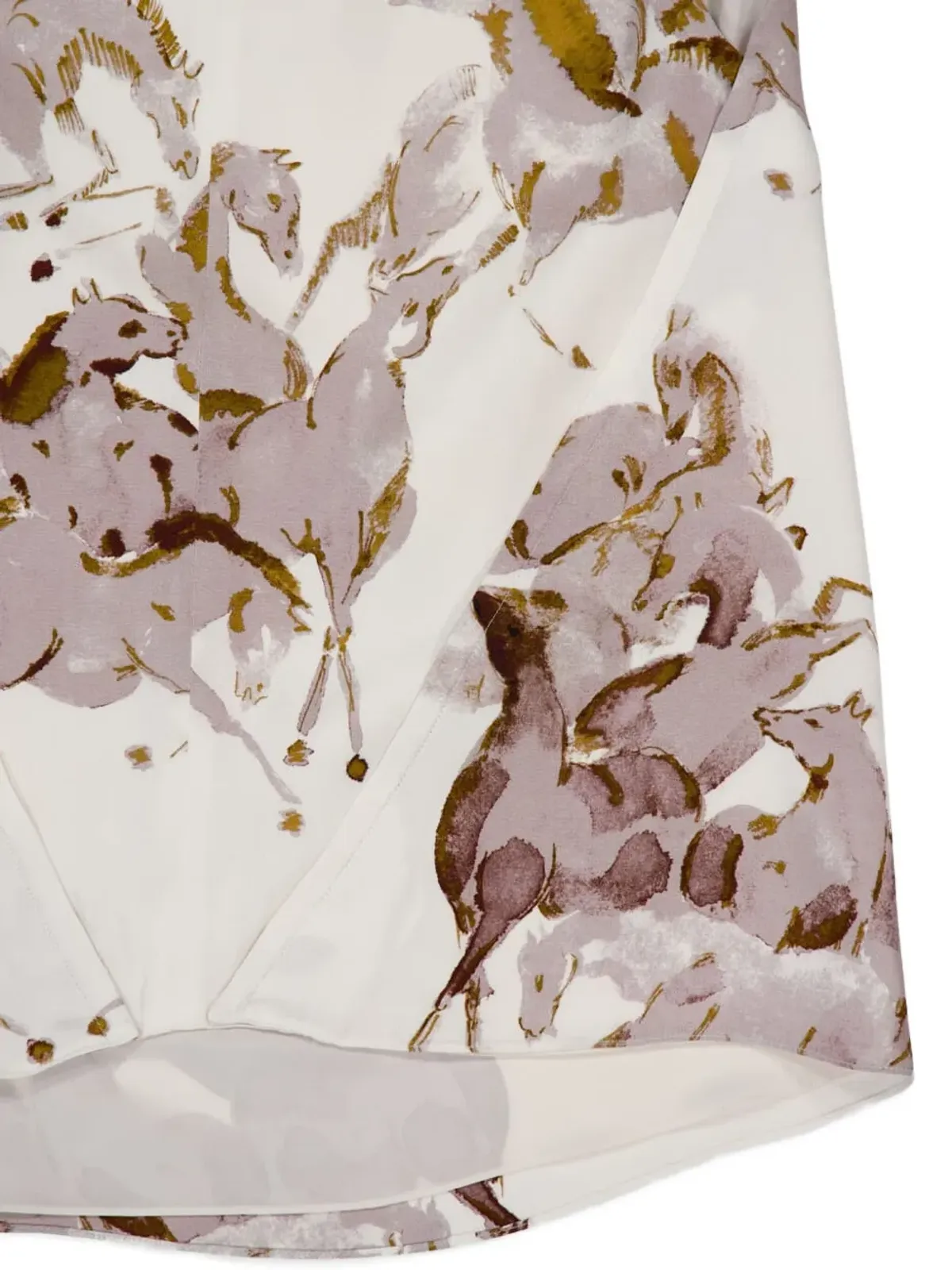 Altuzarra Sleary horse-print カウルネックトップ - 画像3