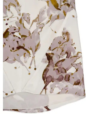 Altuzarra Sleary horse-print カウルネックトップ - サムネイル3
