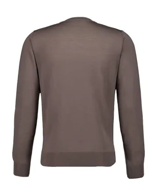 Piacenza Cashmere バージンウール ジャンパー ブラウン - サムネイル2