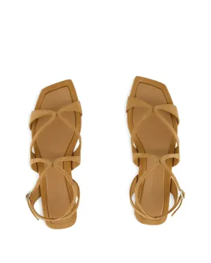 Jimmy Choo Ayla strap flat sandals - Brown - サムネイル4