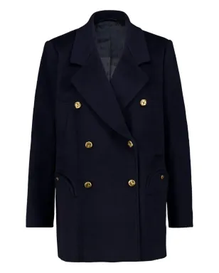 Blazé Milano Joyme ダブルブレストピーコート - Blue - サムネイル1