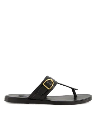 TOM FORD ブライトン バックル レザー サンダル（ブラック） - サムネイル1