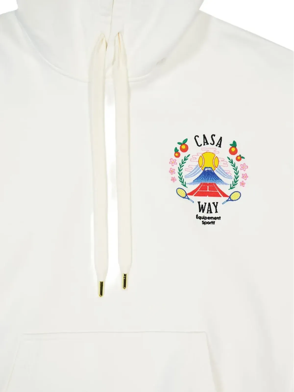 Casablanca Casa Way Mountain オーガニックコットン フーディ - 画像4