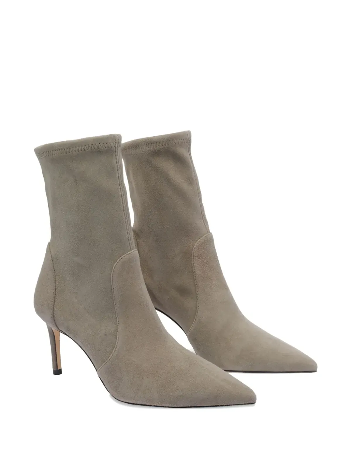 Stuart Weitzman 75mmスエードヒールブーツ - 画像2