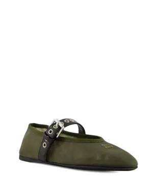 Miu Miu バックル付きバレエシューズ - サムネイル2