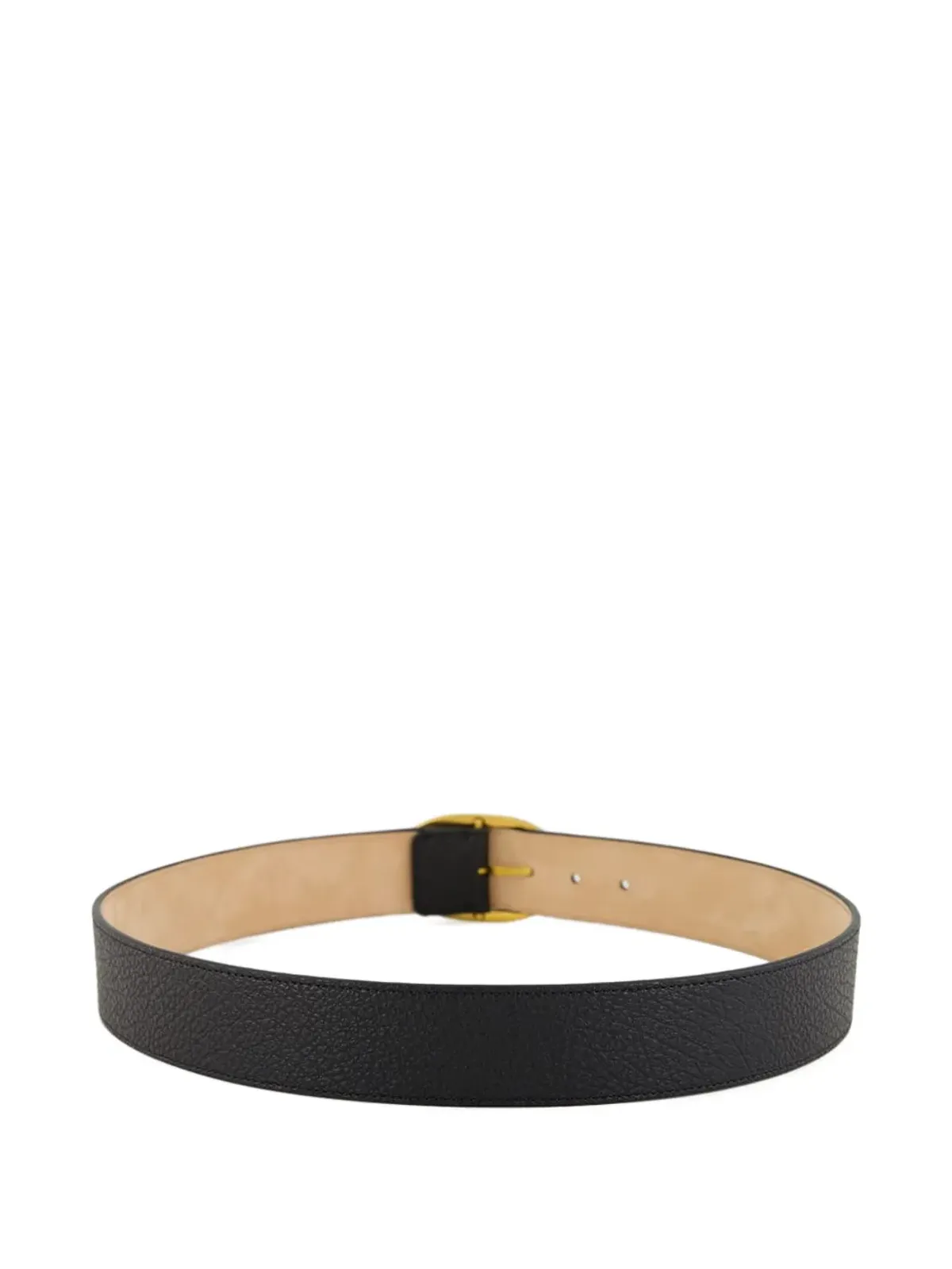 TOM FORD グレインレザー オーバルバックル ベルト - 画像2