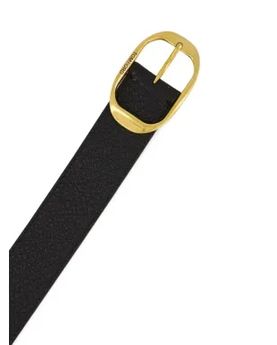 TOM FORD グレインレザー オーバルバックル ベルト - サムネイル3