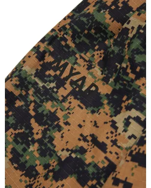 Myar camo-panelled trousers - Brown - サムネイル4