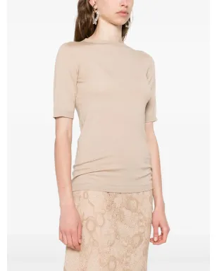 Fabiana Filippi 半袖カシミア混紡トップス - サムネイル3