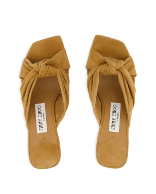 Jimmy Choo 結びデザインのスエードサンダル - サムネイル3