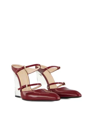 Gucci バックルディテール ウェッジミュール - サムネイル4
