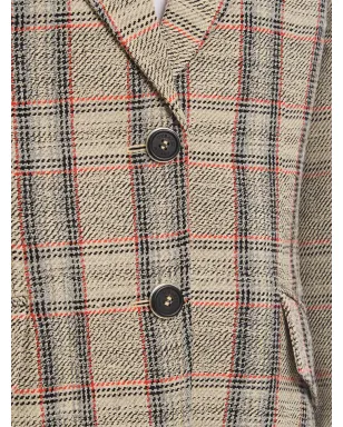 Durazzi Milano タータンチェック・シングルブレストジャケット - サムネイル4