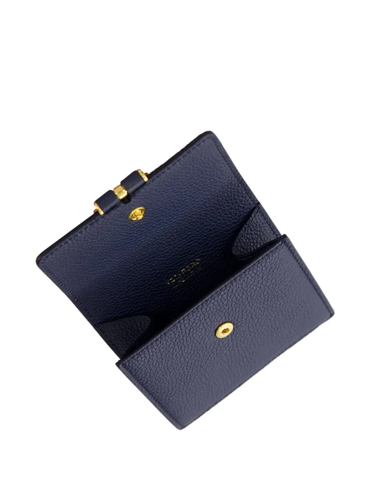TOM FORD Tara ロゴ付きグレインレザー カードホルダー - 画像3