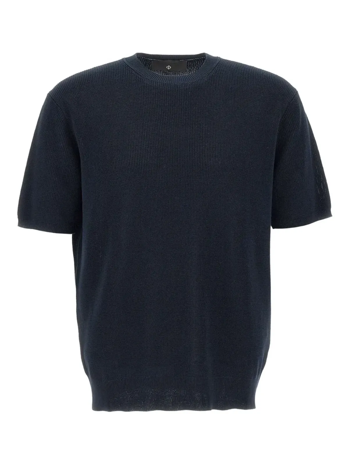 Filippo De Laurentiis クルーネックリブ編みTシャツ - ブルー - 画像1