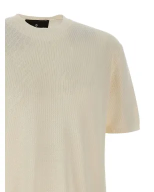 Filippo De Laurentiis コットンリブTシャツ - White - サムネイル5