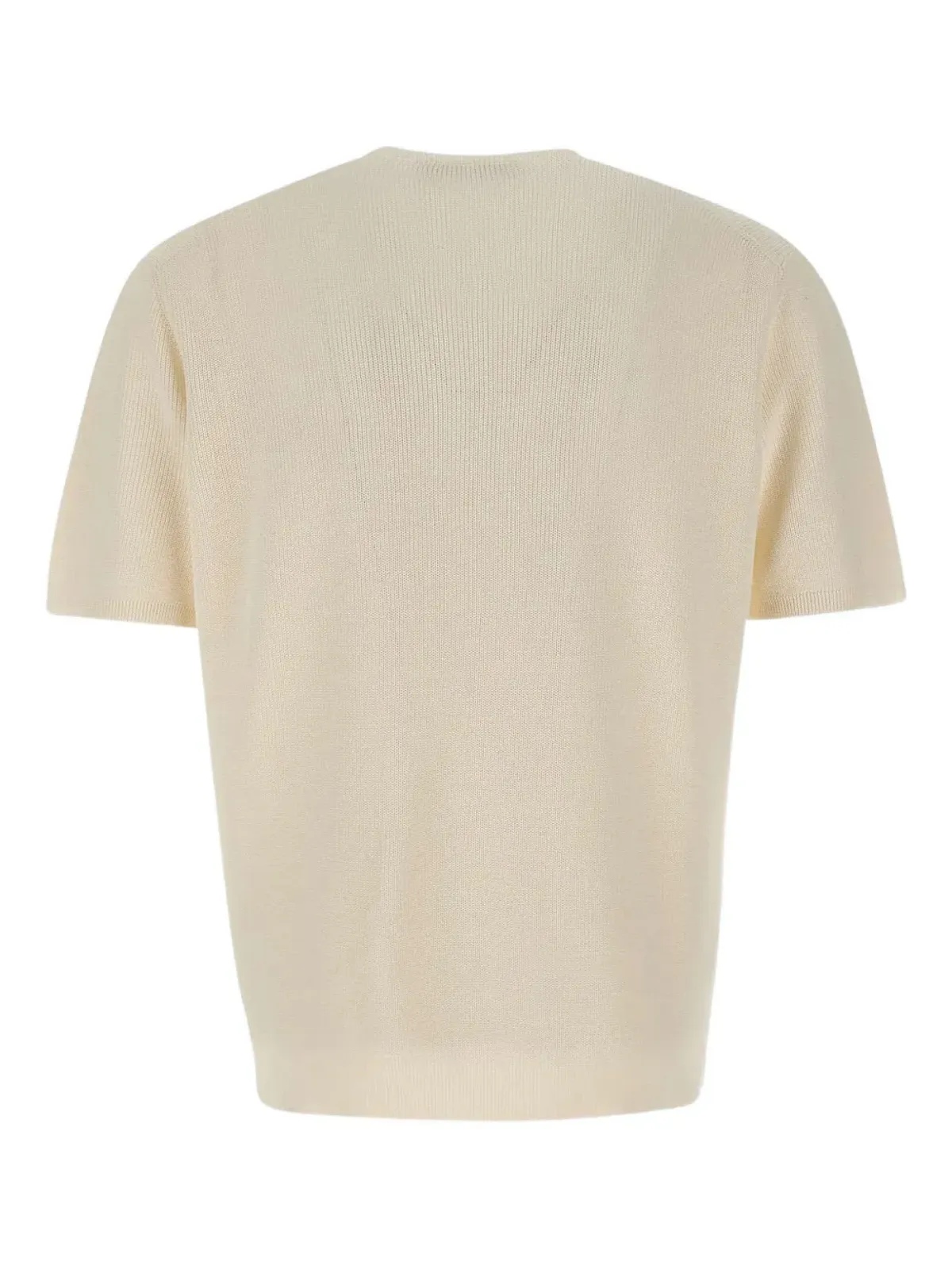 Filippo De Laurentiis コットンリブTシャツ - White - 画像2