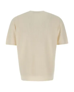 Filippo De Laurentiis コットンリブTシャツ - White - サムネイル2