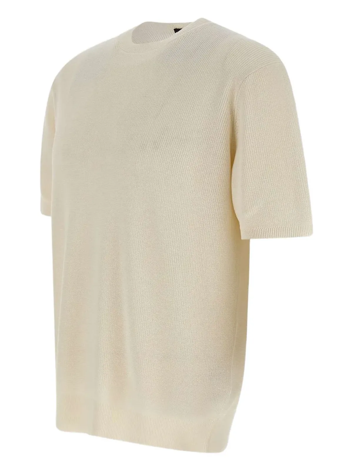 Filippo De Laurentiis コットンリブTシャツ - White - 画像3