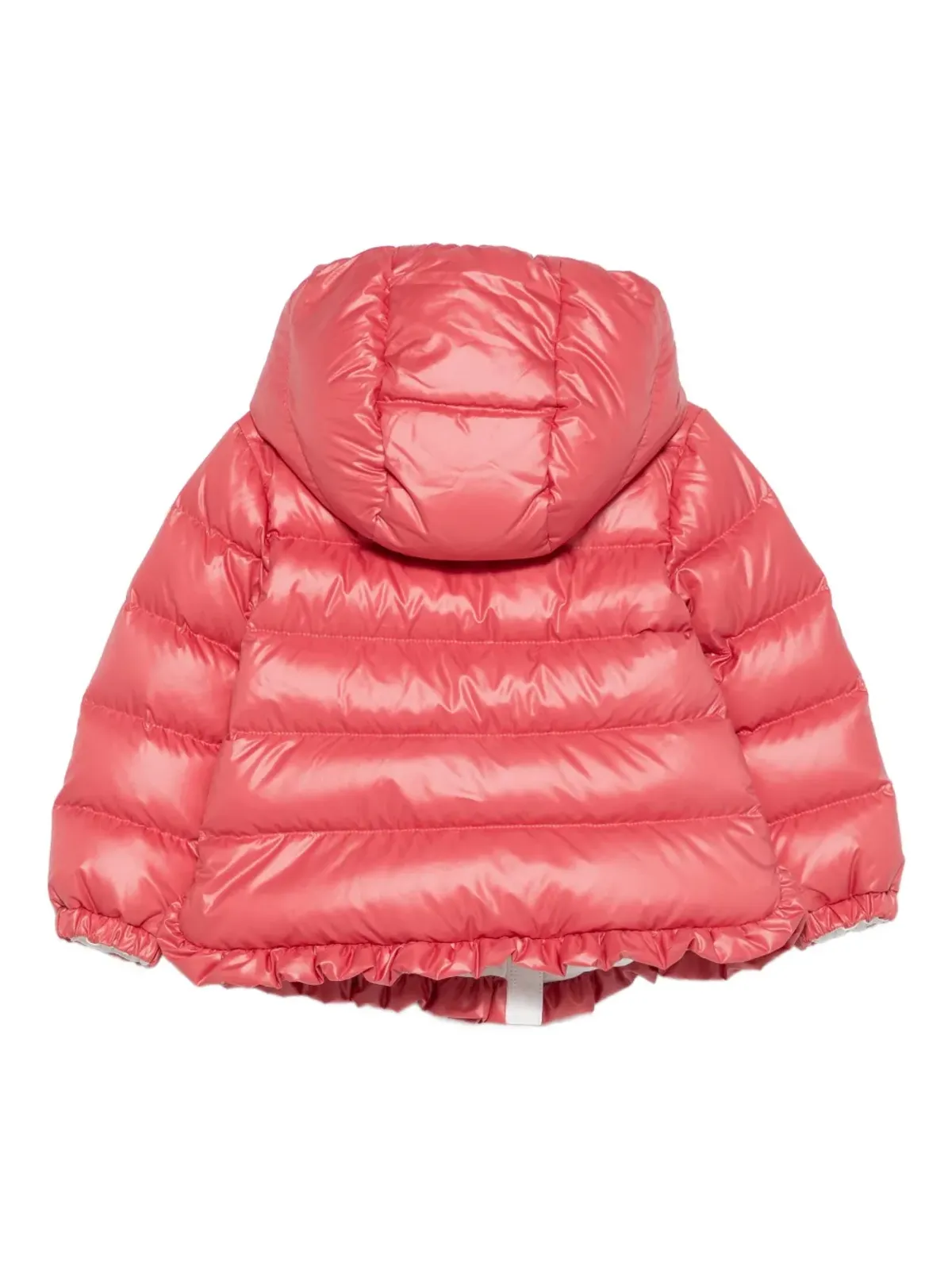 Moncler Enfant タズイ フリル付きフードジャケット - 画像2