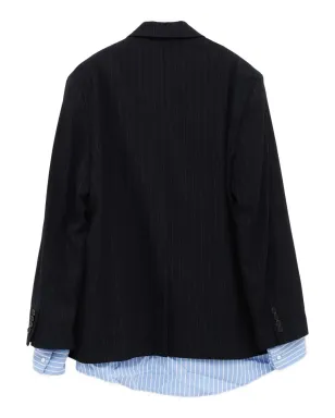 ACNE STUDIOS ピンストライプのシングルブレストブレザー - サムネイル2