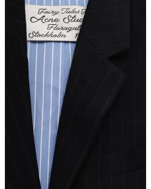 ACNE STUDIOS ピンストライプのシングルブレストブレザー - サムネイル3