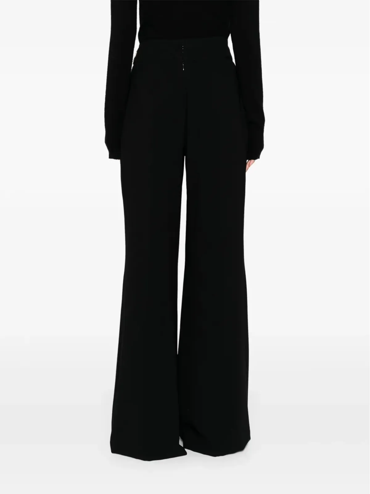 Isabel Sanchis チェーンディテール パラッツォパンツ - BLACK - 画像4