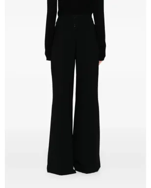 Isabel Sanchis チェーンディテール パラッツォパンツ - BLACK - サムネイル4