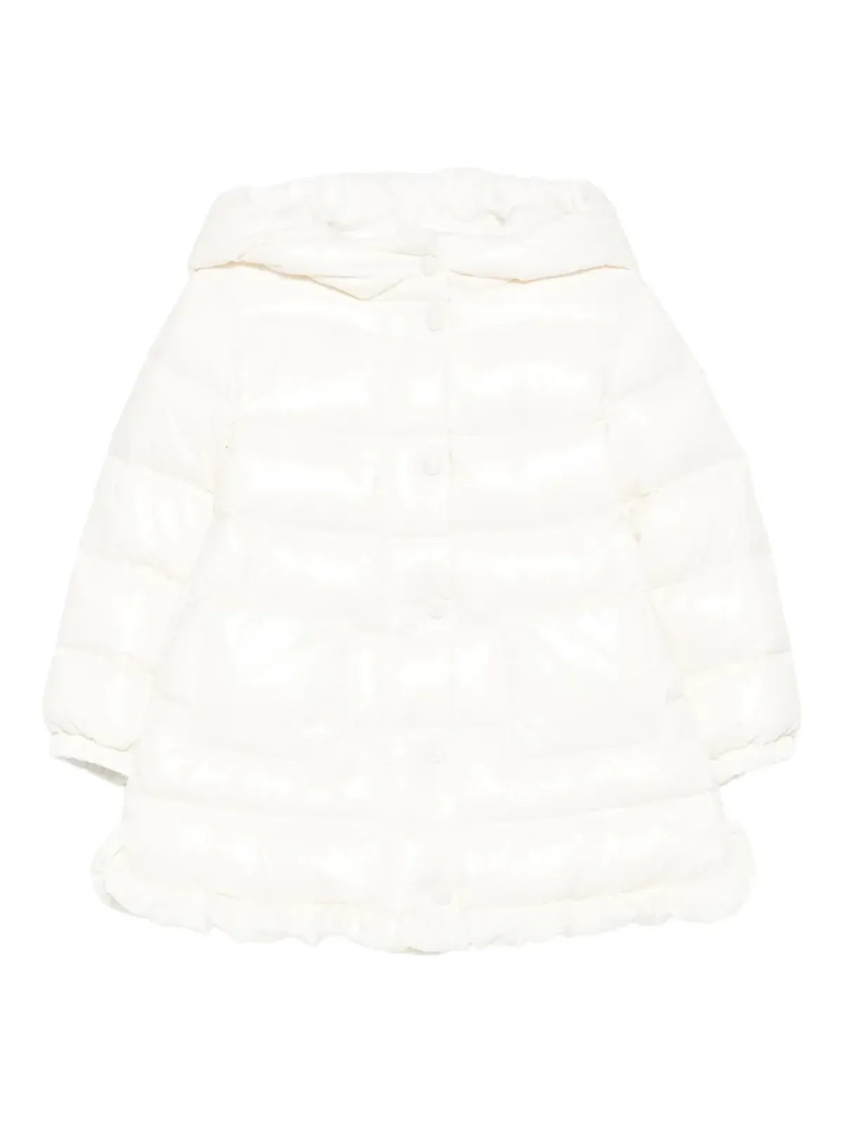 Moncler Enfant フリル付きキルテッドパーカ - 画像1