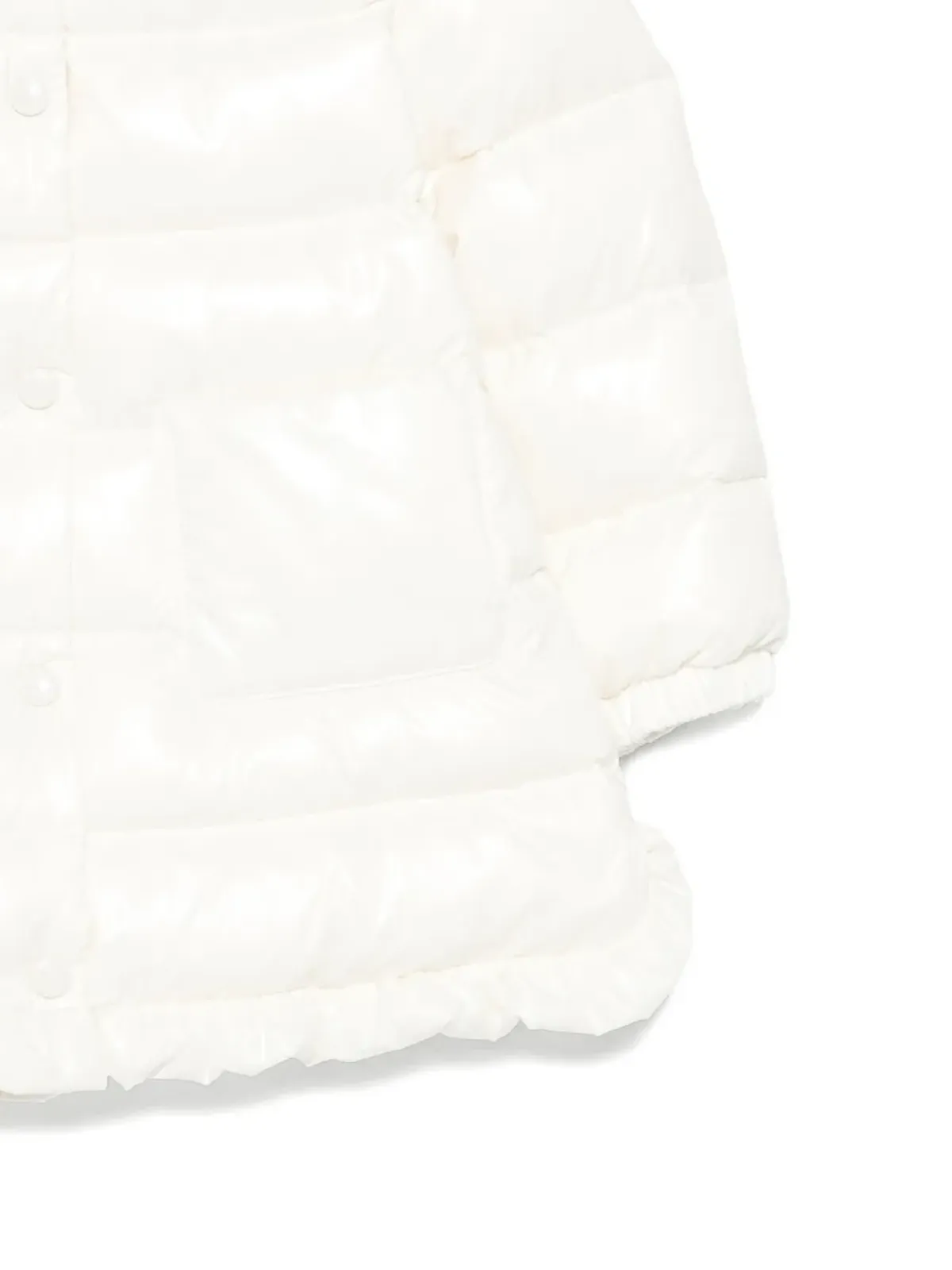 Moncler Enfant フリル付きキルテッドパーカ - 画像3