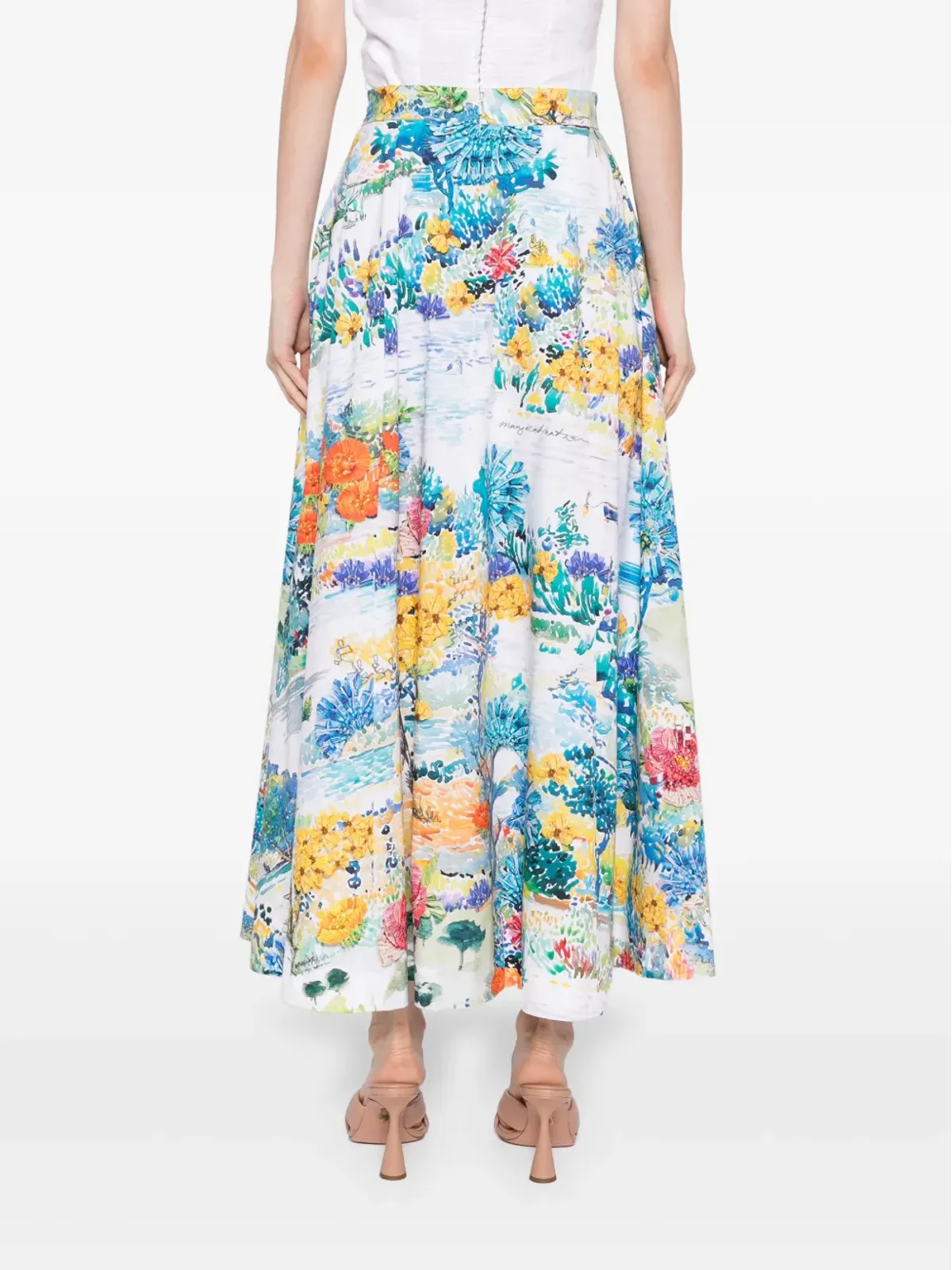 Mary Katrantzou 花柄プリントスカート - 画像4