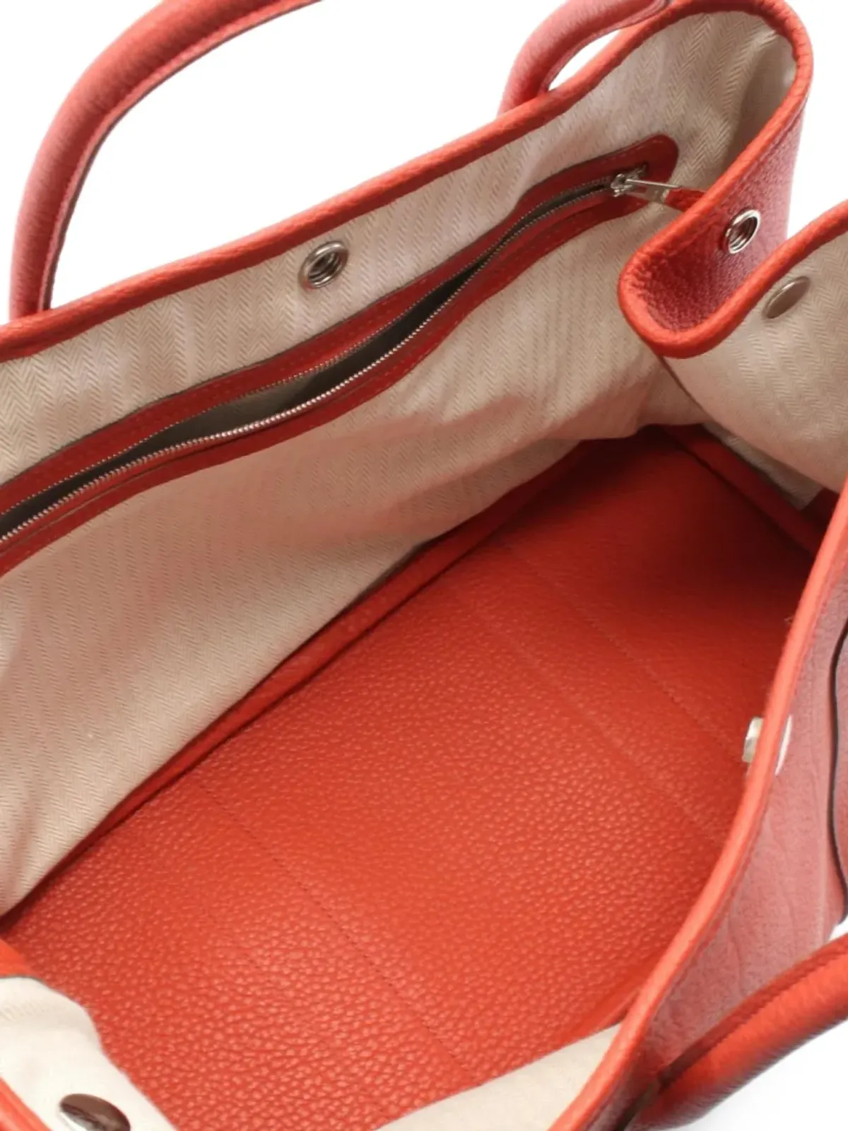 Hermès Pre-Owned ガーデンパーティー PM トートバッグ オレンジ - 画像5