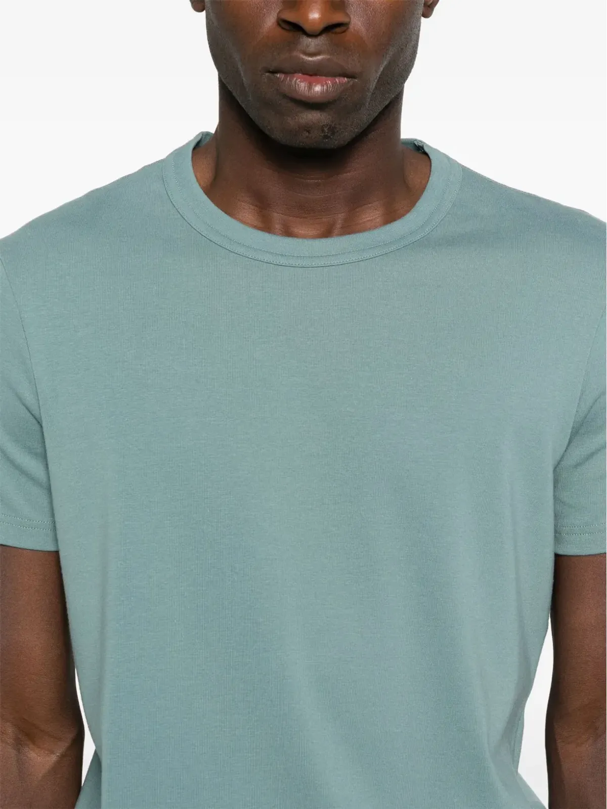 TOM FORD コットンブレンド Tシャツ ブルー - 画像4