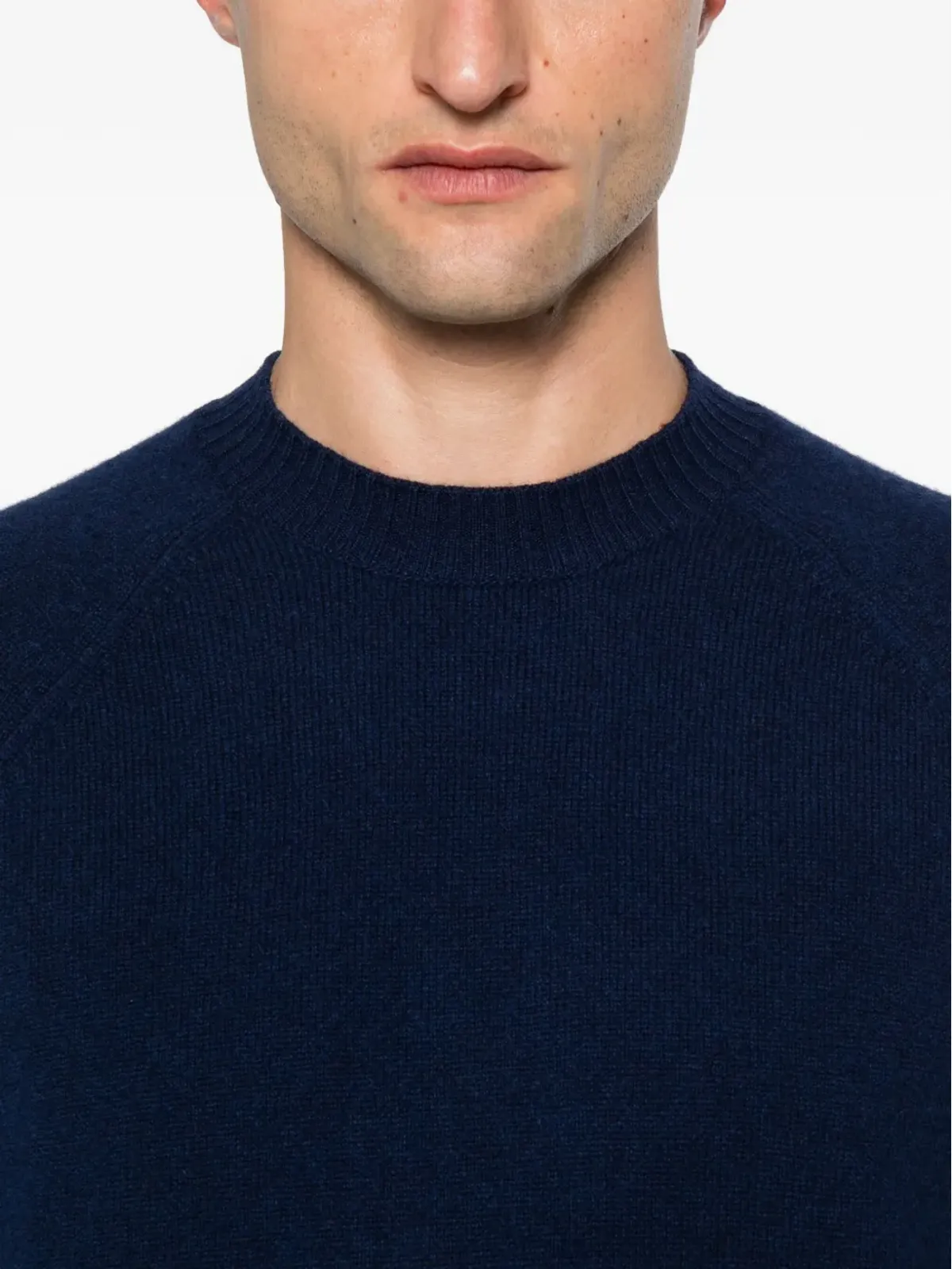 TOM FORD ウールカシミヤセーター ブルー - 画像5