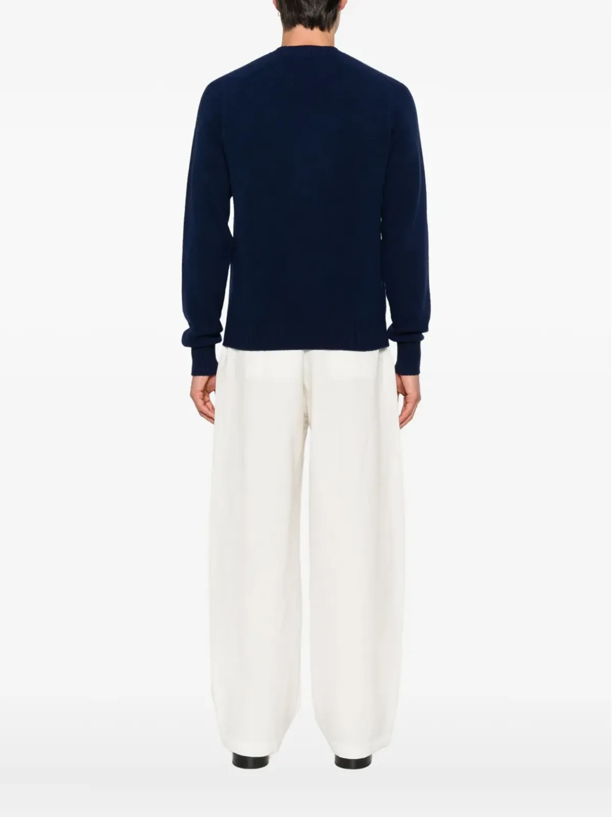 TOM FORD ウールカシミヤセーター ブルー - 画像4