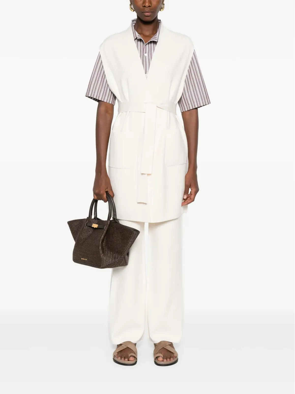 Max Mara ベルト付きジレ - 画像2