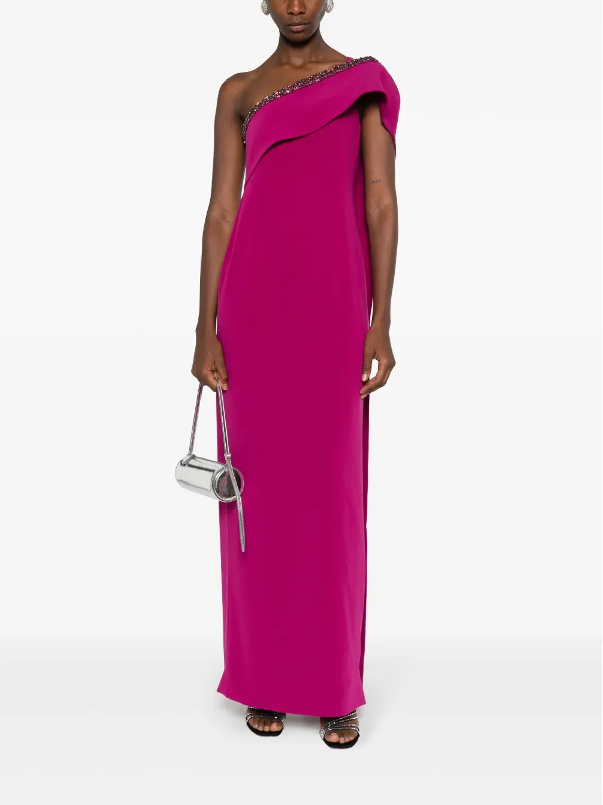Roland Mouret クリスタル装飾ドレス - 画像2