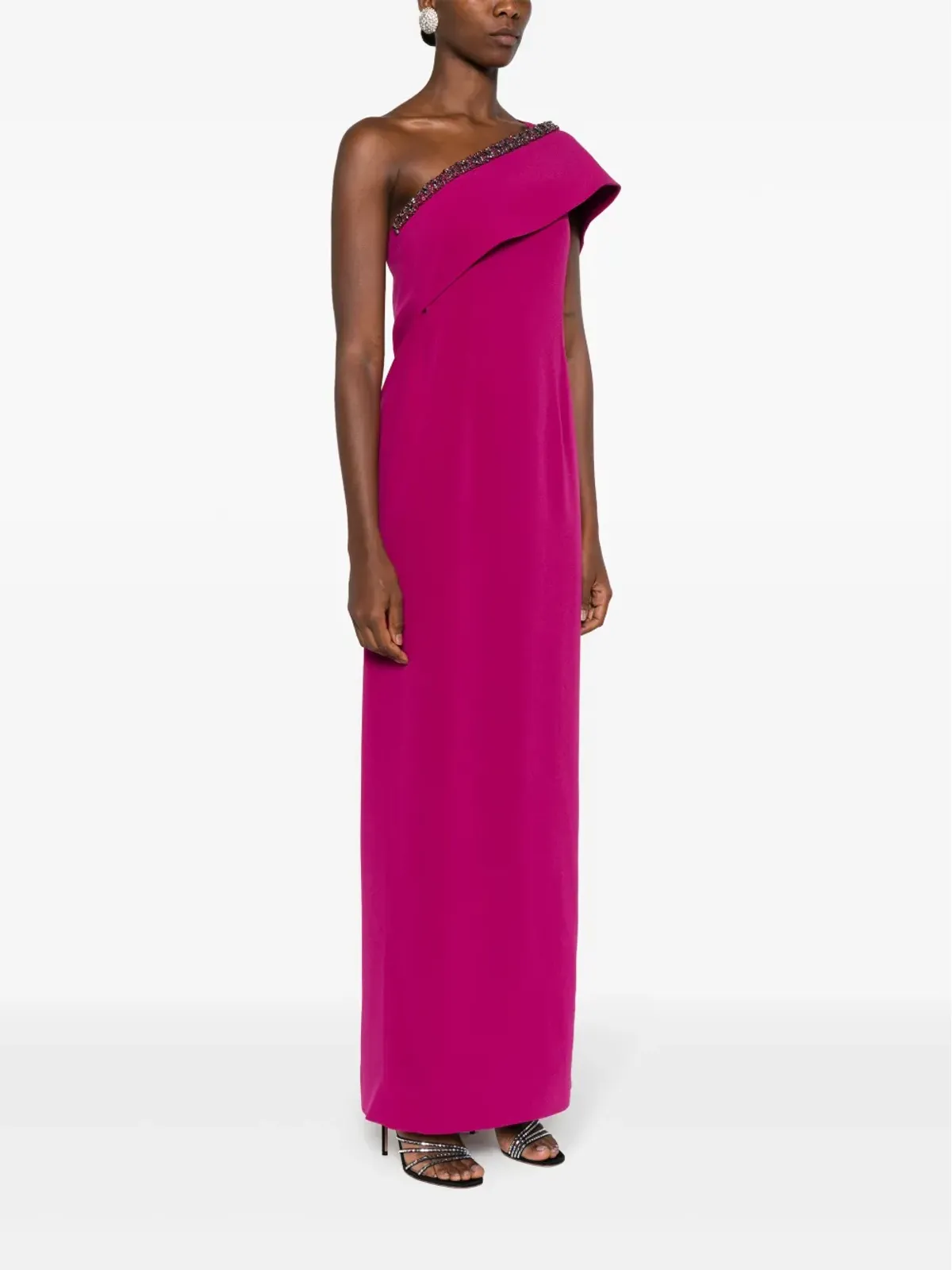 Roland Mouret クリスタル装飾ドレス - 画像3