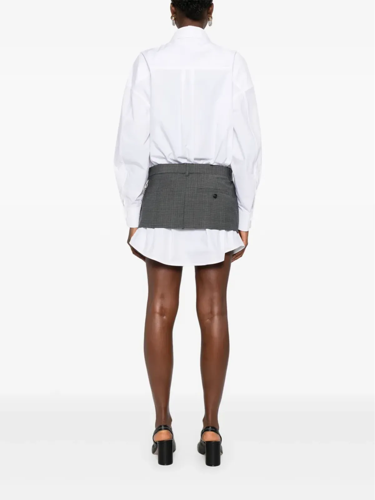 Alexander Wang ロングスリーブドレス（グレー） - 画像4