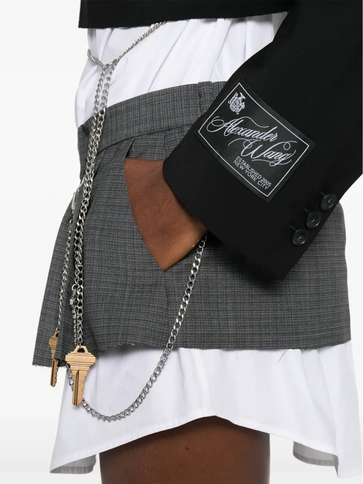 Alexander Wang クロップドジャケット - 画像5
